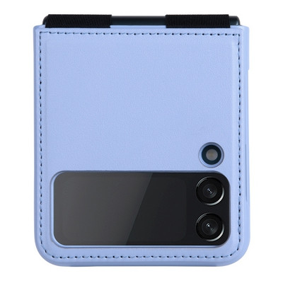 Кожаный чехол Nillkin Qin Pro Plain Leather Case Лавандовый для Samsung Galaxy Z Flip 3 - фото 2 - id-p184367258