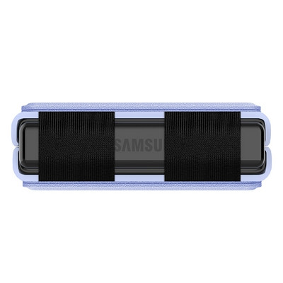 Кожаный чехол Nillkin Qin Pro Plain Leather Case Лавандовый для Samsung Galaxy Z Flip 3 - фото 5 - id-p184367258