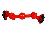 Triol Игрушка для собак "Веревка-канат, 2 узла и мяч"