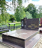 ГРАНИТНЫЙ ПАМЯТНИК НА ДВОИХ В СТИЛЕ МОДЕРН, фото 2