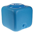Бак для душа с подогревом Садко 100л 2,0 кВт пластиковый кран, синий, фото 2