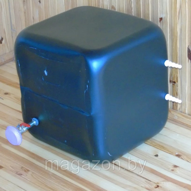 Бак для душа с подогревом Садко 100л 2,0 кВт металлический кран, синий - фото 7 - id-p184391706