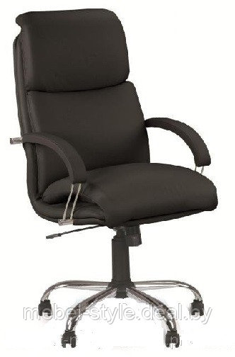 Компьютерное кресло НАДИР хром, стул NADIR Chrome в ткани микрофибра - фото 1 - id-p184393289