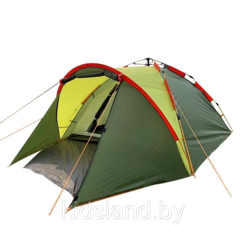 3-х местная автоматическая палатка Mircamping (220+100)х220х135 см, фото 1