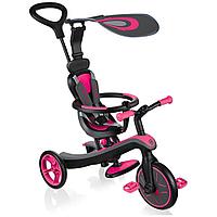 Велосипед трехколесный Globber Explorer Trike 4в1 розовый