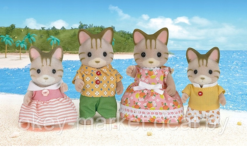 Набор Sylvanian Families Семья Кошек 5180 - фото 2 - id-p184396754