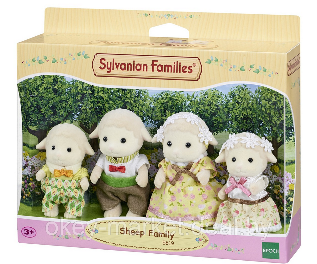 Набор игровой Sylvanian Families Семья Овечек 5619 - фото 2 - id-p184396772