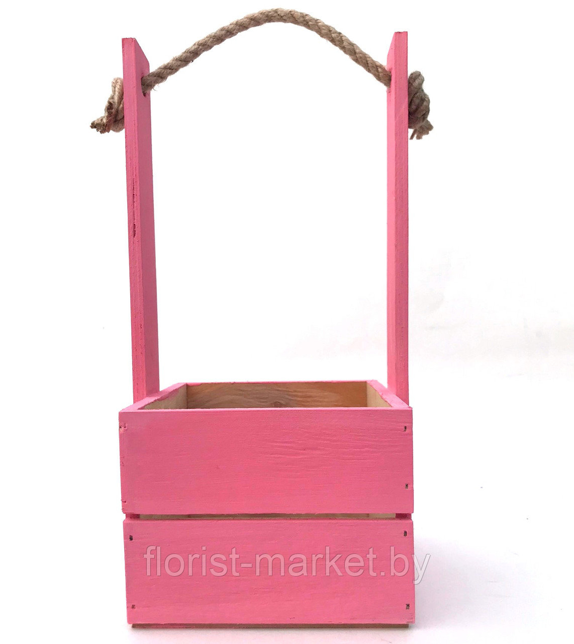 Ящик для цветов, ярко-розовый