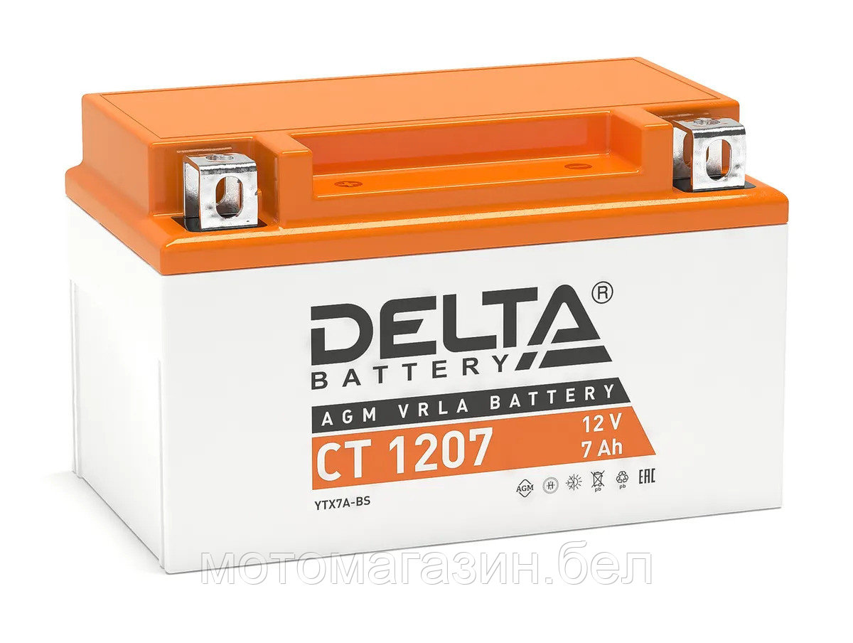 Аккумуляторная батарея СТ 1207 Delta - фото 1 - id-p184415806