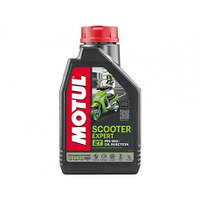 Масло Motul Scooter Expert 2T моторное полусинтетическое для двухтактных двигателей скутеров 1 литр