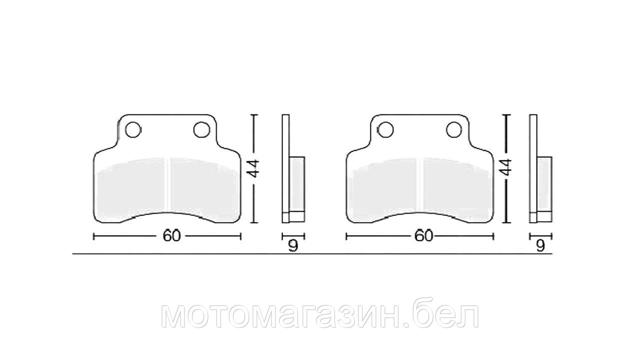 Колодки тормозные дисковые #8 X-TECH (semi-metallic) полуметаллические