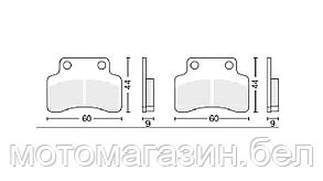 Колодки тормозные дисковые #8 X-TECH (semi-metallic) полуметаллические