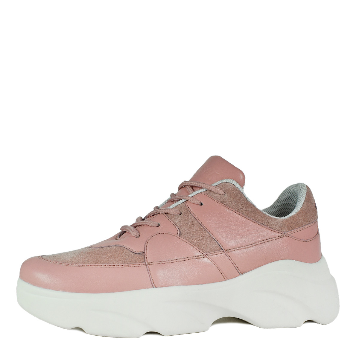 Кроссовки женские кожаные Spotter арт.131759-Розовый,р-ры:36-40
