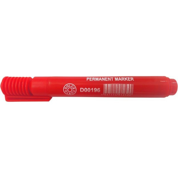 Маркер-перманент DOLCE COSTO красный, 2-5 мм, арт.D00196 - фото 1 - id-p184423185