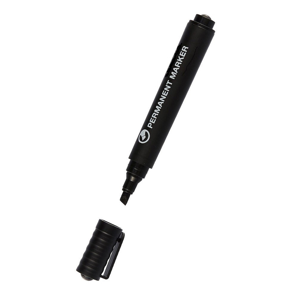 Маркер-перманент DOLCE COSTO черный, клиновидный наконечник, 2-5 мм, арт.D00195-K - фото 2 - id-p184423187