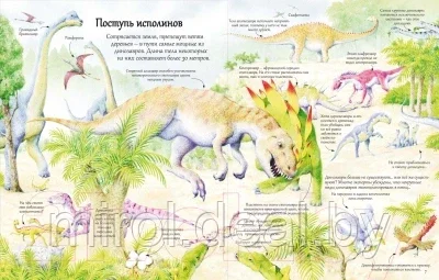 Развивающая книга Робинс Открой тайны динозавров. 65 секретных створок - фото 2 - id-p184424426