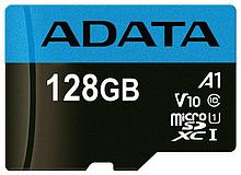 Карта памяти A-Data Premier AUSDX128GUICL10A1-RA1 microSDXC 128GB (с адаптером)