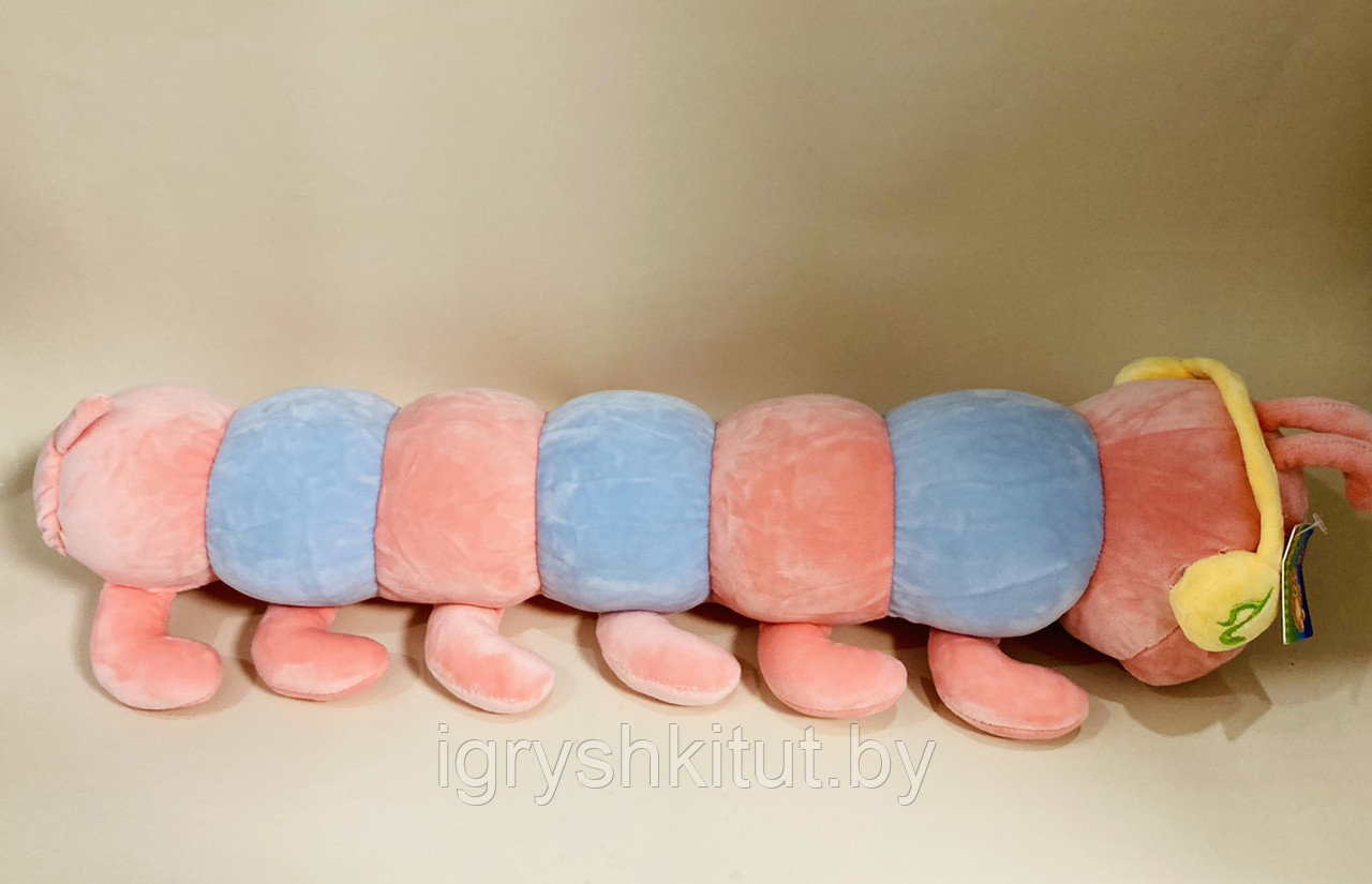 Мягкая игрушка подушка Гусеница- Жучок ,цвета в ассортименте - фото 4 - id-p184426801