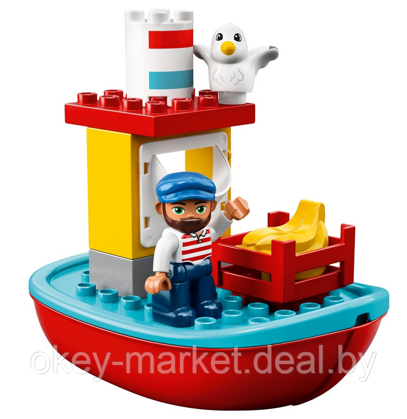 Конструктор Lego Duplo Town Грузовой поезд 10875 - фото 3 - id-p184428044