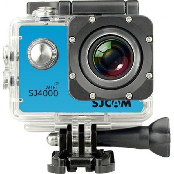 Экшн-камера SJCAM SJ4000 WiFi Синий - фото 1 - id-p184428216