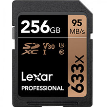 Карта памяти Lexar Professional SDXC 256Gb UHS-I U3 V30 95MB/s (R) 45MB/s (W)