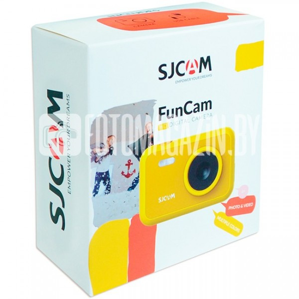 Детская цифровая камера SJCAM FunCam Желтый - фото 3 - id-p184429357