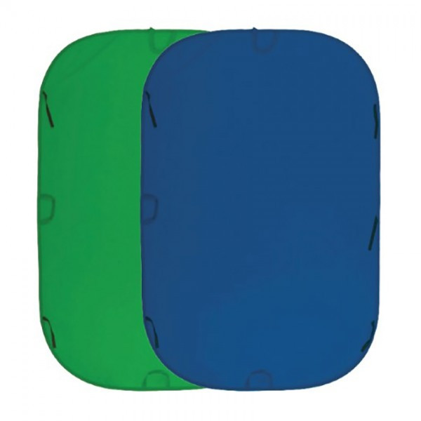 Складной фон хромакей Fujimi FJ 706GB-180/210 Синий/зеленый - фото 1 - id-p184429376