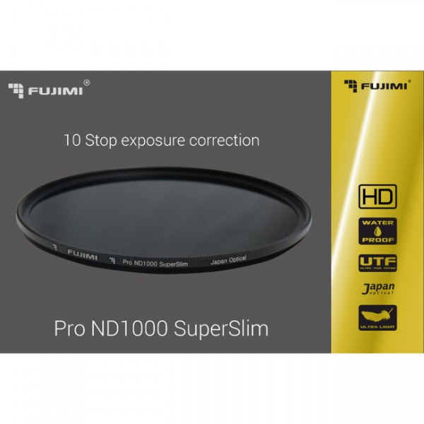 Нейтральный ультратонкий светофильтр Fujimi ND1000 Super Slim 55mm - фото 2 - id-p184429379