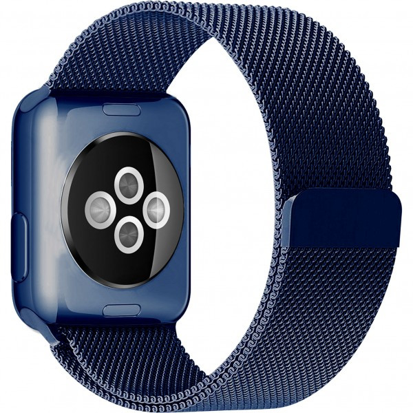 Браслет Rumi Milanese Loop для Apple Watch 42mm, 44mm, 45mm Синий - фото 1 - id-p184430328