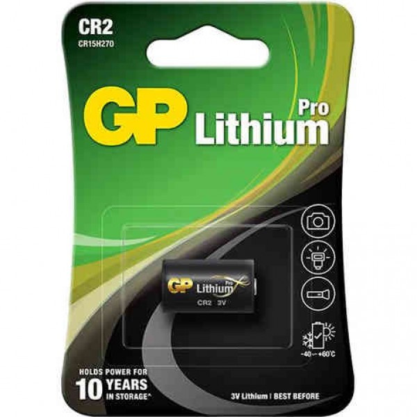 Батарейка GP Lithium Pro CR2 - фото 1 - id-p184428488