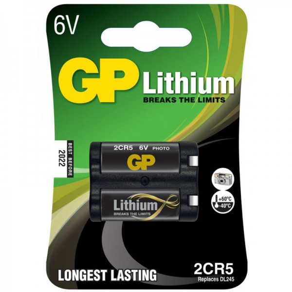 Батарейка GP Lithium 2CR5 6V - фото 1 - id-p184430410