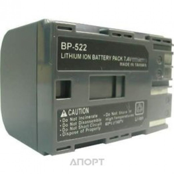 Аккумулятор Canon BP-522 (аналог) - фото 1 - id-p184428565