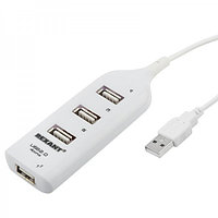 USB-хаб Rexant на 4 USB 2.0 порта, белый