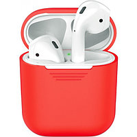 Силиконовый чехол Rumi для Apple AirPods, AirPods 2 Красный