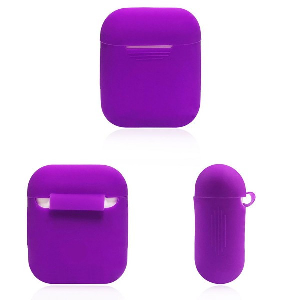Силиконовый чехол Rumi для Apple AirPods, AirPods 2 Фиолетовый - фото 2 - id-p184429519