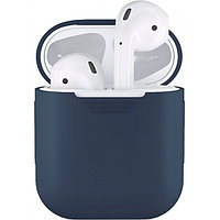 Силиконовый чехол Rumi для Apple AirPods, AirPods 2 Сапфировый