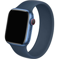 Силиконовый ремешок Rumi Mono (без застежки) для Apple Watch 42mm, 44mm, 45mm Темно-синий