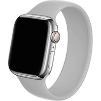 Силиконовый ремешок Rumi Mono (без застежки) для Apple Watch 42mm, 44mm, 45mm Серый