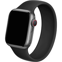 Силиконовый ремешок Rumi Mono (без застежки) для Apple Watch 38mm, 40mm, 41mm Черный