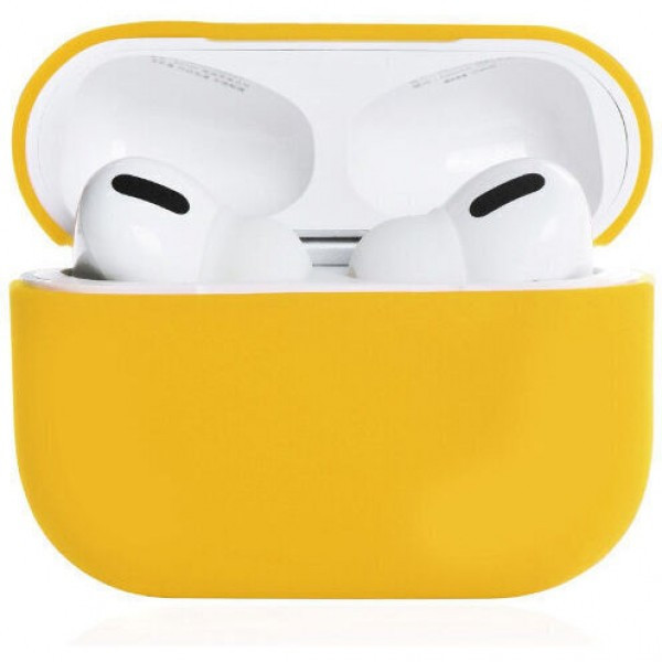 Силиконовый чехол Rumi для Apple AirPods Pro Желтый - фото 1 - id-p184430506