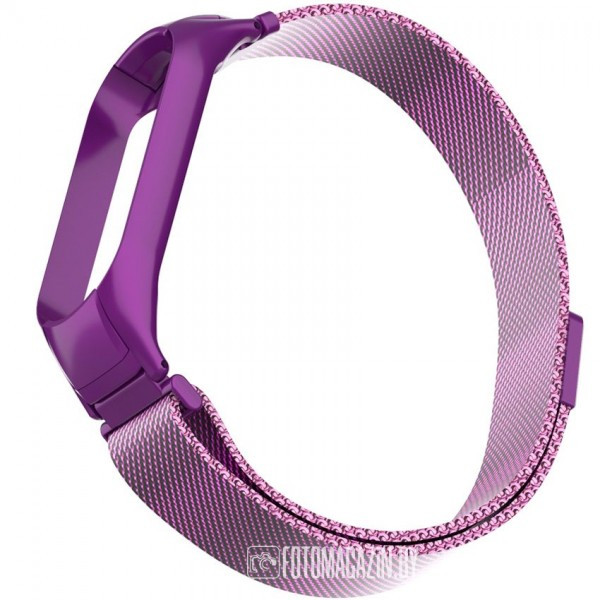 Браслет Rumi Milanese Loop для Xiaomi Mi Band 6, Mi Band 5 Фиолетовый - фото 3 - id-p184429626