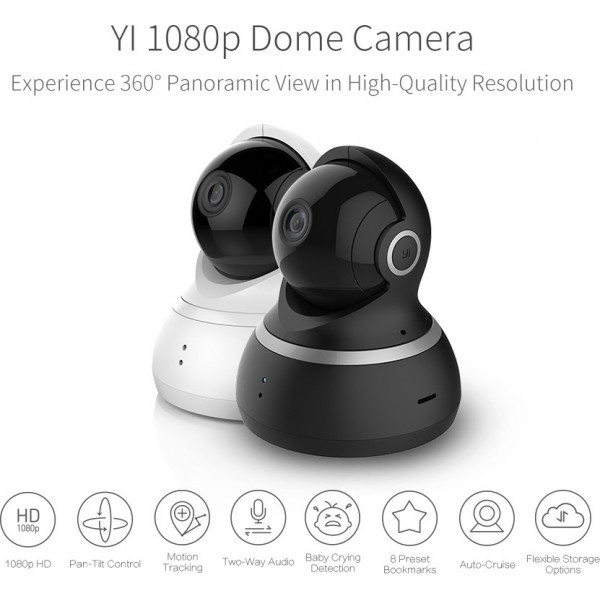 IP-камера YI Dome Camera 1080p Черный - фото 2 - id-p184428721