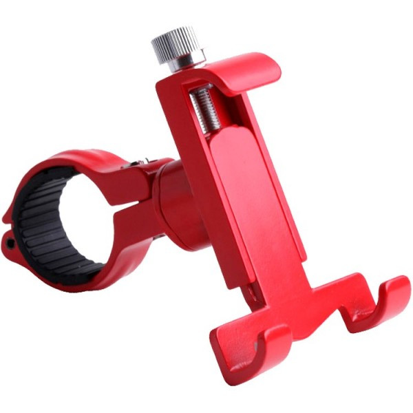Металлический держатель Zarrumi BM37 для телефона на руль велосипеда Красный - фото 6 - id-p184429672