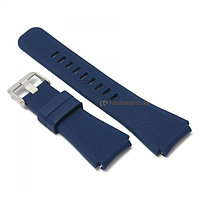 Силиконовый ремешок Rumi Gear S3 (22 мм, размер L) Темно-синий