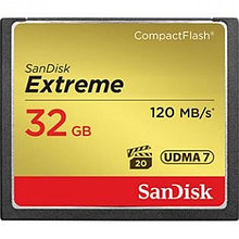 Карта памяти SanDisk Extreme CF 32Gb 800X 120MB/s (R) 85MB/s (W)
