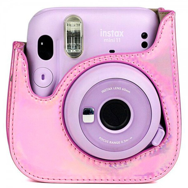 Чехол для Fujifilm Instax MINI 11 Перламутровый розовый - фото 3 - id-p184429774
