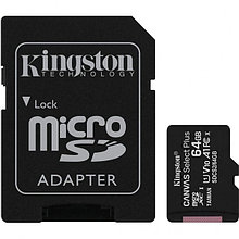Карта памяти Kingston Canvas Select Plus microSDXC 64Gb UHS-I U1 100MB/s