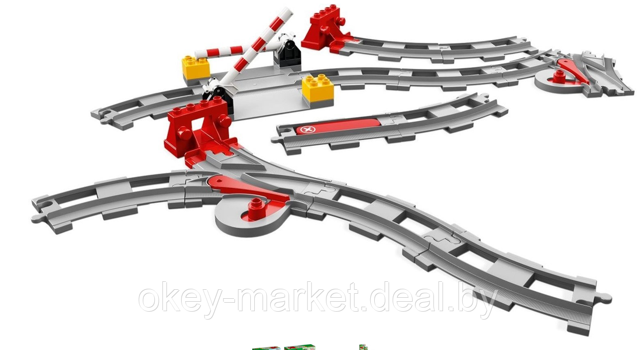 Конструктор LEGO Duplo Town Рельсы 10882 - фото 3 - id-p184430811