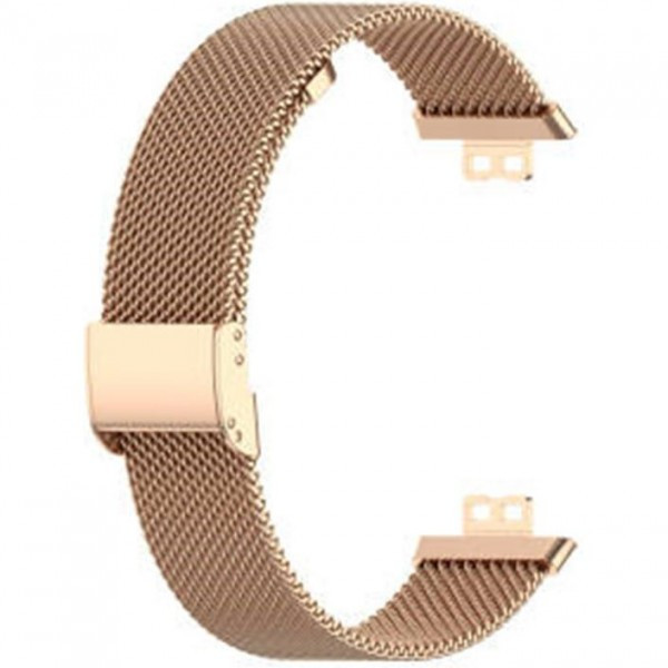 Металлический сетчатый браслет Rumi Mesh для Huawei Watch FIT, Watch FIT Elegant Красное золото - фото 3 - id-p184430744