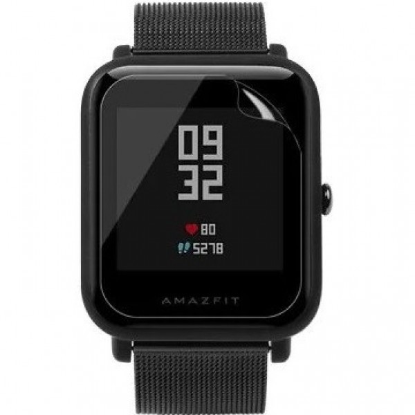 Защитная пленка для Amazfit Bip, Bip Lite, Bip S, Bip S Lite до закругления - фото 1 - id-p184428974